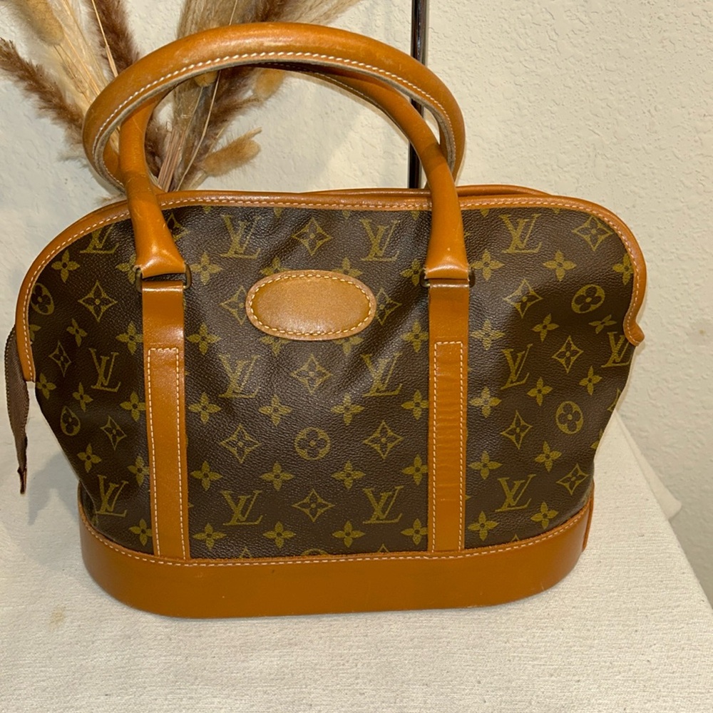 Louis Vuitton Monogram Pet Carrier with Cognac Trim